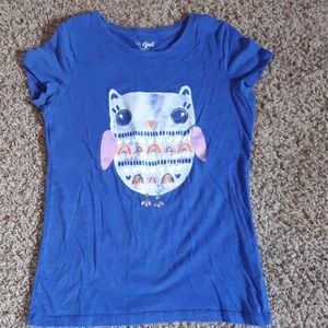 Girls Owl Tee